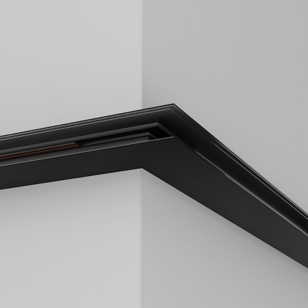 Коннектор L-образный Maytoni Technical Exility Busbur TRA034OCL-41B