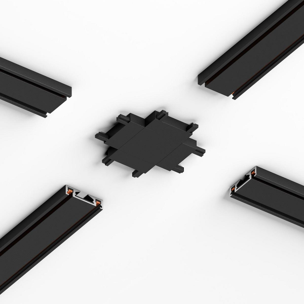 Коннектор для 4-стороннего соединителя накладного шинопровода Elektrostandard Flat Magnetic 85004/00 черный a063739 Коннектор для 4-стороннего соединителя накладного шинопровода Elektrostandard Flat Magnetic 85004/00 черный a063739