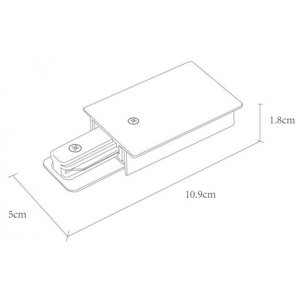 Ввод питания Arte Lamp Track Accessories A160133 Ввод питания Arte Lamp Track Accessories A160133