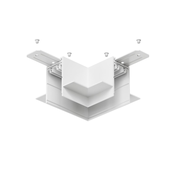 Коннектор L-образный потолок-потолок Denkirs Smart TR2112-WH