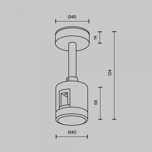Крепление потолочное Maytoni Technical Accessories for tracks Flarity TRA156C-IPC1-BS Крепление потолочное Maytoni Technical Accessories for tracks Flarity TRA156C-IPC1-BS