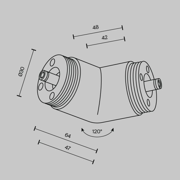 Аксессуар Maytoni Technical CA018LWC-B