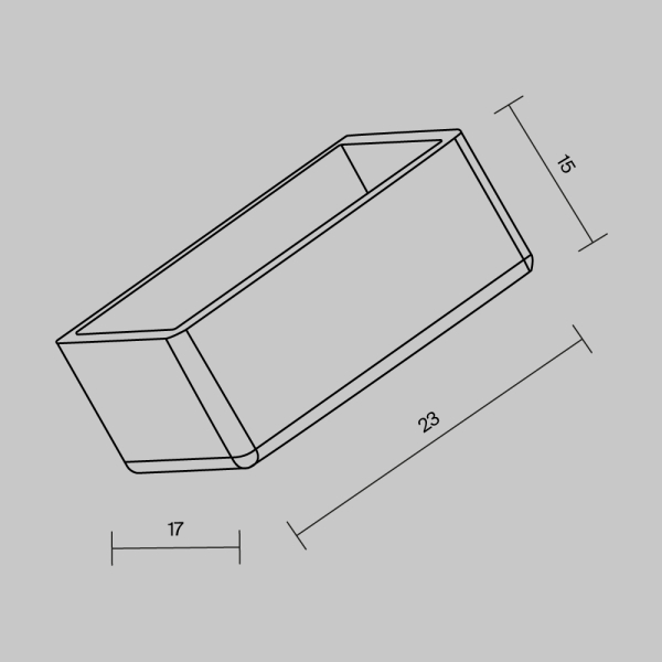 Заглушки для токоведущего светильника Elasity IP 2 шт. Maytoni Outdoor Elasity IP O-TR001-SEC