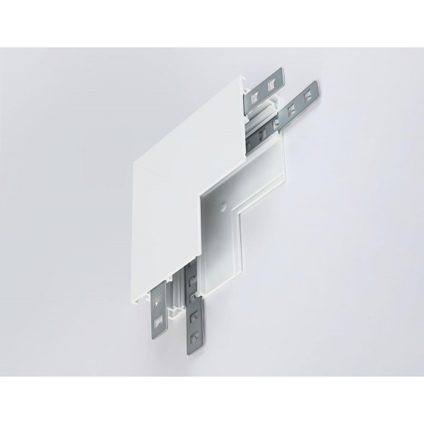 Коннектор L-образный внутренний для накладного шинопровода Ambrella light Track System Magnetic GL3377 Коннектор L-образный внутренний для накладного шинопровода Ambrella light Track System Magnetic GL3377