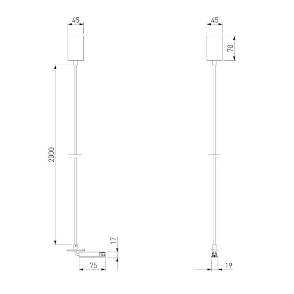 Подвесной комплект Elektrostandard Brass Line 85009/00 a069703 Подвесной комплект Elektrostandard Brass Line 85009/00 a069703
