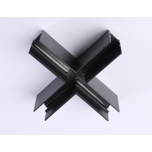 Коннектор X-образный для накладного шинопровода Ambrella light Track System Magnetic GL3376 Коннектор X-образный для накладного шинопровода Ambrella light Track System Magnetic GL3376
