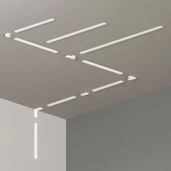 Соединитель шинопровода угловой ZZOK Nemo White N-LC-WH