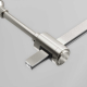 Крепление настенное Wall одинарное удлиненное Maytoni Technical TRA155CW-SL1-PT