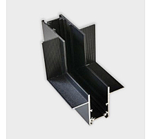 Коннектор L-образный вертикальный Italline Atom IT012-5033 black