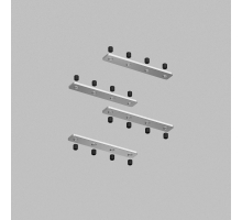 Соединитель прямой Denkirs SMART SLOTT TR2018-AL