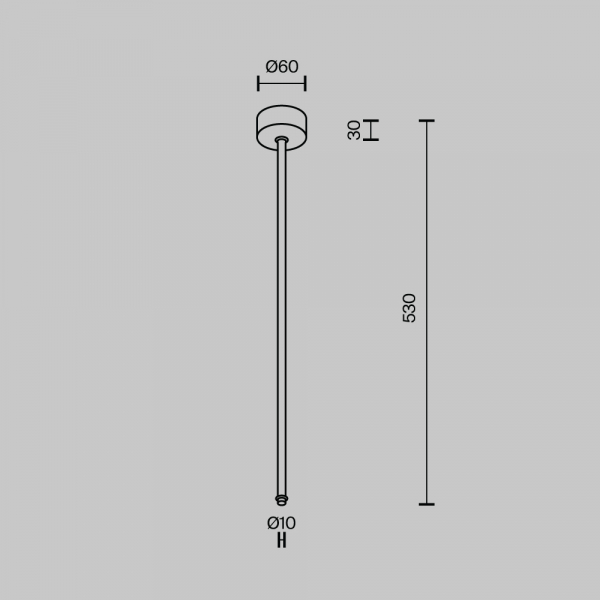 Аксессуар Maytoni Technical CA030C-SL-L500-B