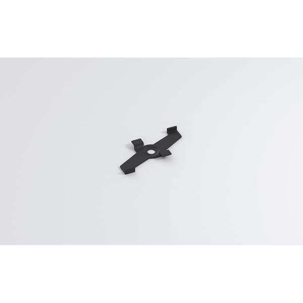 Фиксатор для накладного монтажа магнитного шинопровода Luminotti L.300.8.BK