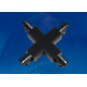 Соединитель для шинопроводов Х-образный Uniel UBX-A41 Black 09748