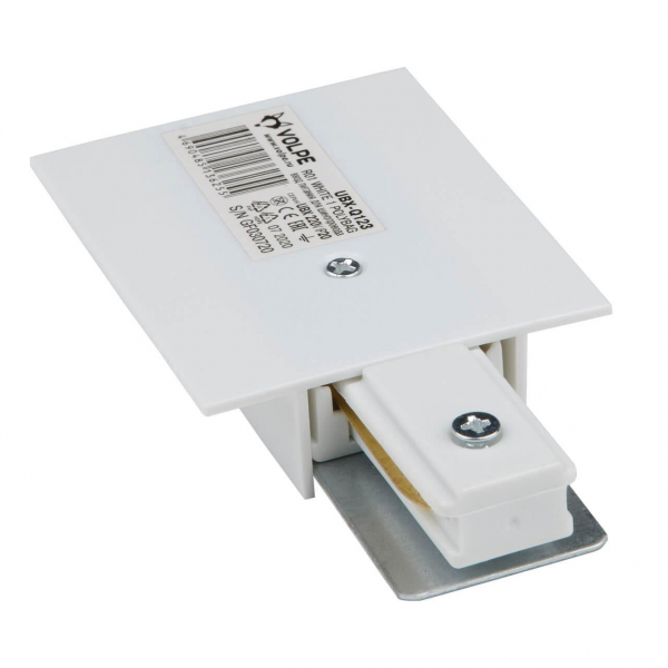 Ввод питания для шинопровода Volpe UBX-Q123 R01 White 1 Polybag UL-00007379 Ввод питания для шинопровода Volpe UBX-Q123 R01 White 1 Polybag UL-00007379