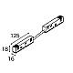 Коннектор гибкий Italline Atom IT012-5041 black