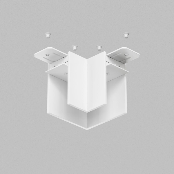 Угловой соединитель для шинопровода Denkirs TR2102-WH