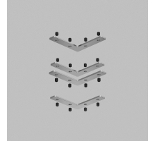 Соединитель угловой Denkirs SMART SLOTT TR2019-AL