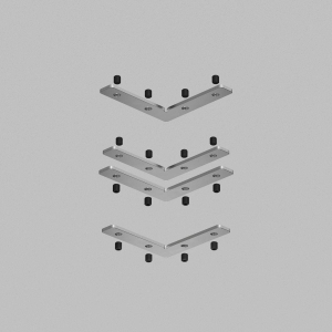 Соединитель угловой Denkirs SMART SLOTT TR2019-AL