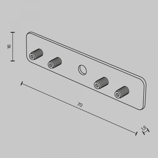 Коннектор прямой Maytoni Technical Accessories for tracks Basity TRA172C-R-11B Коннектор прямой Maytoni Technical Accessories for tracks Basity TRA172C-R-11B