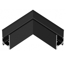 Коннектор угловой Hesby Lighting ElDeko для накладного шинопровода, чёрный HSBL_0053