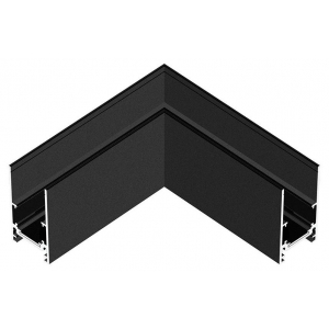 Коннектор угловой Hesby Lighting ElDeko для накладного шинопровода, чёрный HSBL_0053