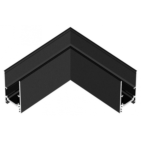Коннектор угловой Hesby Lighting ElDeko для накладного шинопровода, чёрный HSBL_0053 Коннектор угловой Hesby Lighting ElDeko для накладного шинопровода, чёрный HSBL_0053