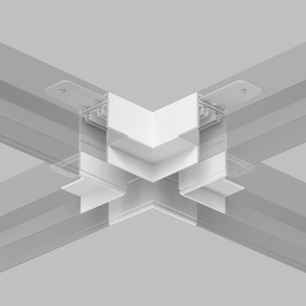 Коннектор X-образный Denkirs Smart TR2114-WH