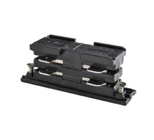 Коннектор прямой Ideal Lux Link Electrified Connector Bk On-Off 169644