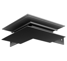 Коннектор внешний угловой Hesby Lighting ElDeko для накладного шинопровода, чёрный HSBL_0055