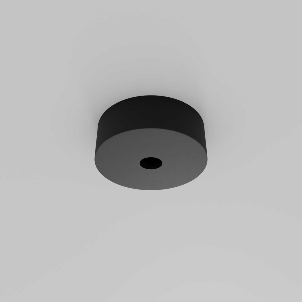 Накладная потолочная чаша для вертикального шинопровода Maytoni Technical ARITY Accessories for tracks Arity TRA234SCB-B