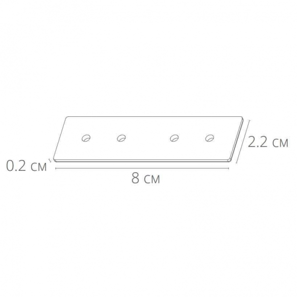 Пластина монтажная Arte Lamp Linea-Accessories A480533 Пластина монтажная Arte Lamp Linea-Accessories A480533
