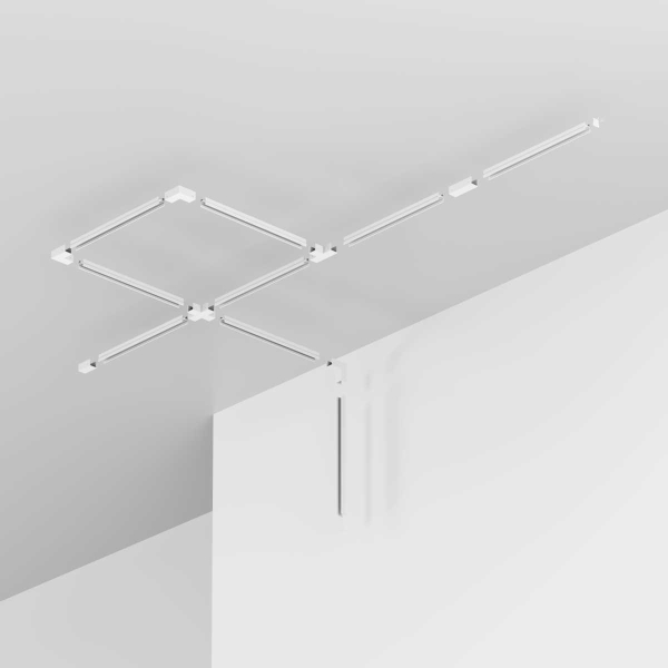 Профиль 2м Elasity IP накладной белый Maytoni Outdoor Elasity IP O-TR001-P-W2M