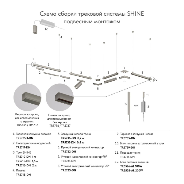 Блок питания Denkirs Shine Base TR5739-DN