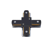 Соединитель для шинопроводов Х-образный Volpe UBX-Q122 G41 BLACK 1 POLYBAG UL-00006054