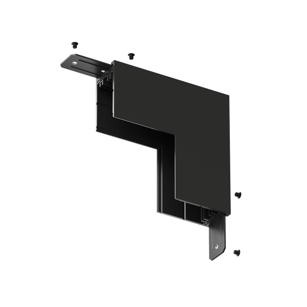 Коннектор L-образный стена-потолок Denkirs Smart TR2108-BK