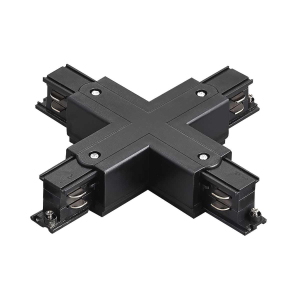 Соединение крестовое с подводом питания к треку 5040xx-(F)/(R) Quattro Lightstar 504147-FR