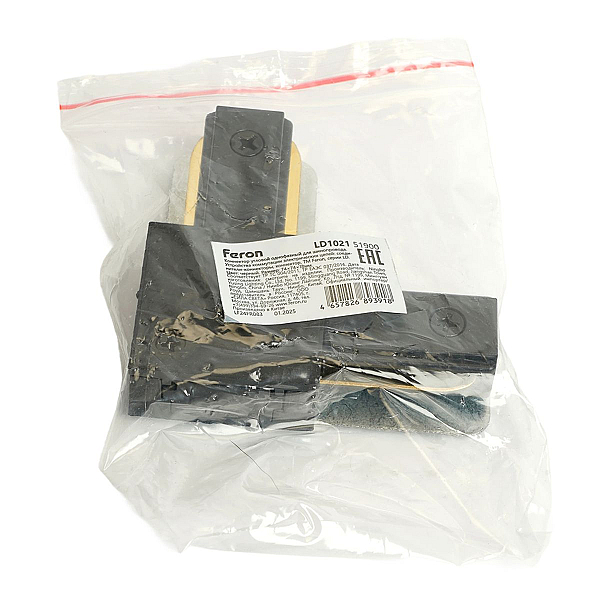 Коннектор угловой Feron LD1021 51900