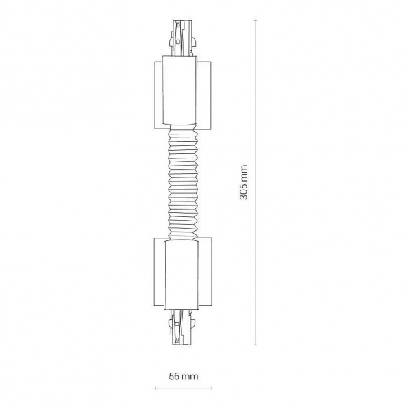 Коннектор гибкий Nowodvorski Ctls Power 8677 Коннектор гибкий Nowodvorski Ctls Power 8677