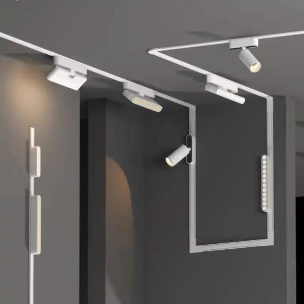 Соединитель шинопровода угловой ZZOK Nemo White N-LC-WH