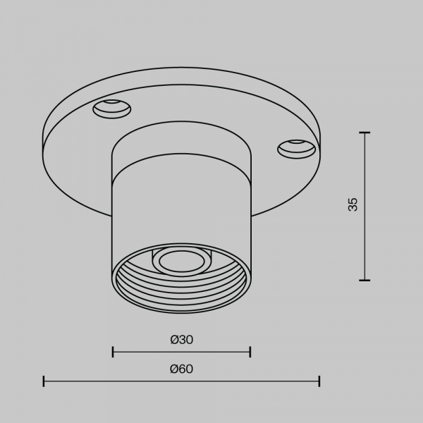 Аксессуар Maytoni Technical CA023BI-B Аксессуар Maytoni Technical CA023BI-B