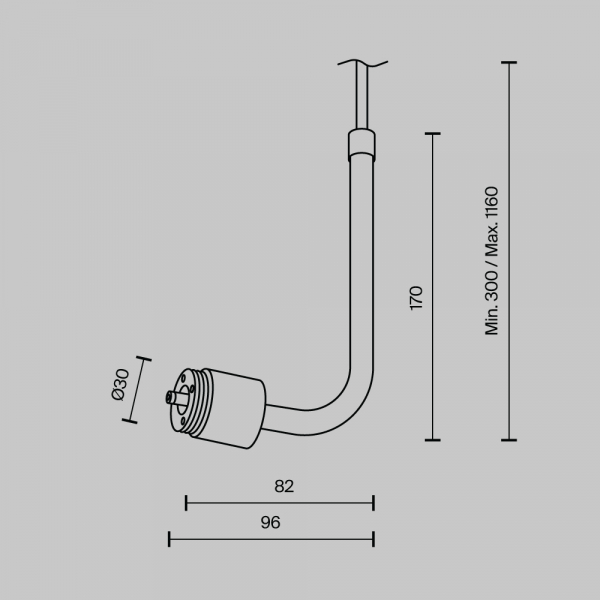 Аксессуар Maytoni Technical CA024PL-P-B Аксессуар Maytoni Technical CA024PL-P-B