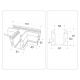 Коннектор T-образный встраиваемый Ambrella Light Track System Magnetic 220V GL1044