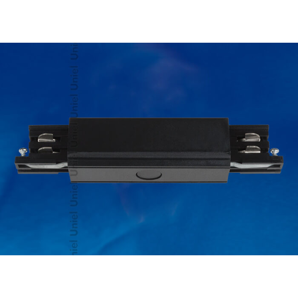 Соединитель для шинопроводов прямой внешний Uniel UBX-A12 Black 09745