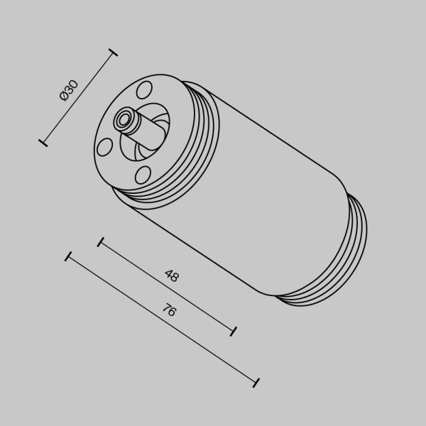Аксессуар Maytoni Technical CA013IC-B