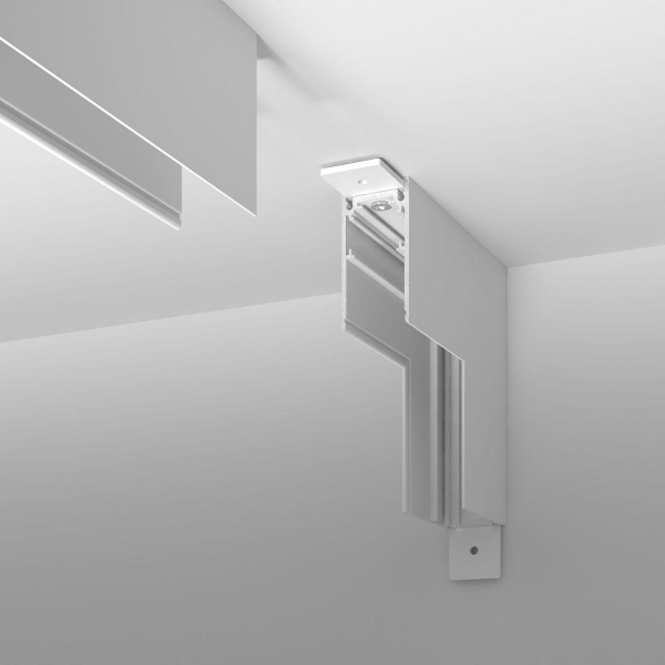 Коннектор угловой для накладного шинопровода Elektrostandard Slim Magnetic 85091/11 a062191 Коннектор угловой для накладного шинопровода Elektrostandard Slim Magnetic 85091/11 a062191