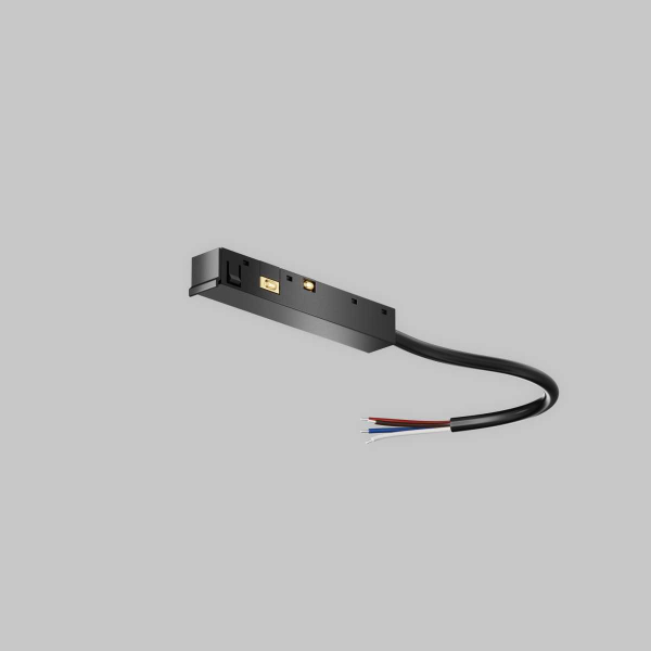Ввод питания Exility X, черный Maytoni Technical EXILITY X Accessories for tracks Exility X TRA239B-42B