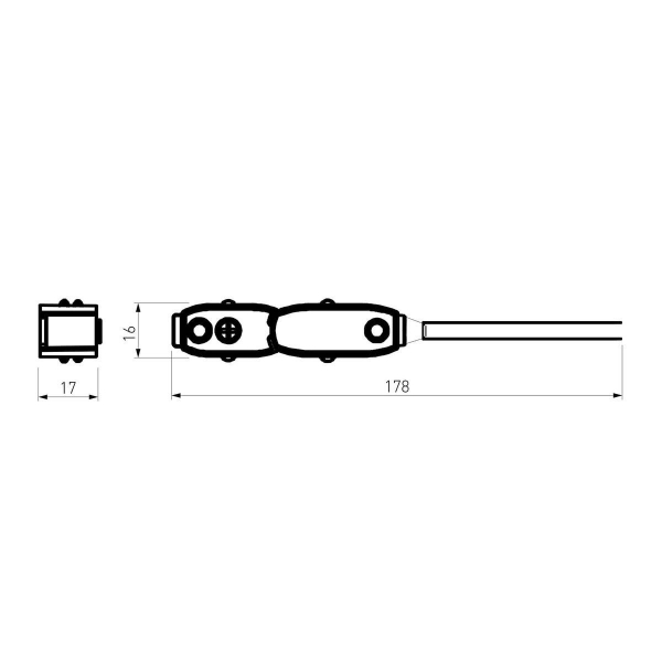 Ввод питания гибкий Elektrostandard Slim Magnetic 85162/00 a066519 Ввод питания гибкий Elektrostandard Slim Magnetic 85162/00 a066519