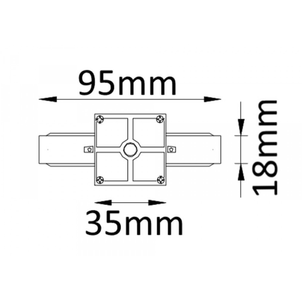 Соединитель линейный однофазный Crystal Lux CLT 0.211 01 WH Соединитель линейный однофазный Crystal Lux CLT 0.211 01 WH