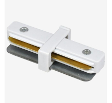 Коннектор прямой Hesby Lighting Skylite для накладного шинопровода 220В, белый HSBL_0029