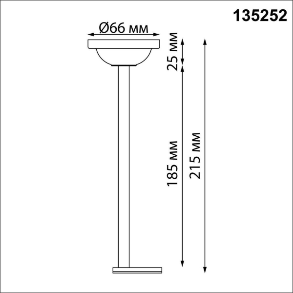 Крепление потолочное Novotech Shino Flum 135252 Крепление потолочное Novotech Shino Flum 135252